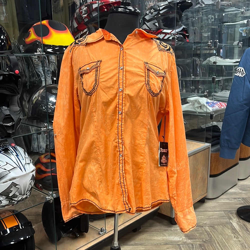 Roar Polished Orange Women’s Top